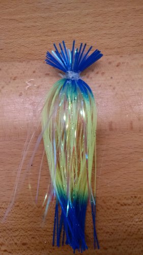Blue Water Candy Hot Shot Two Pack 1/2" - Silicone/Bling Skirt on Plastic Head