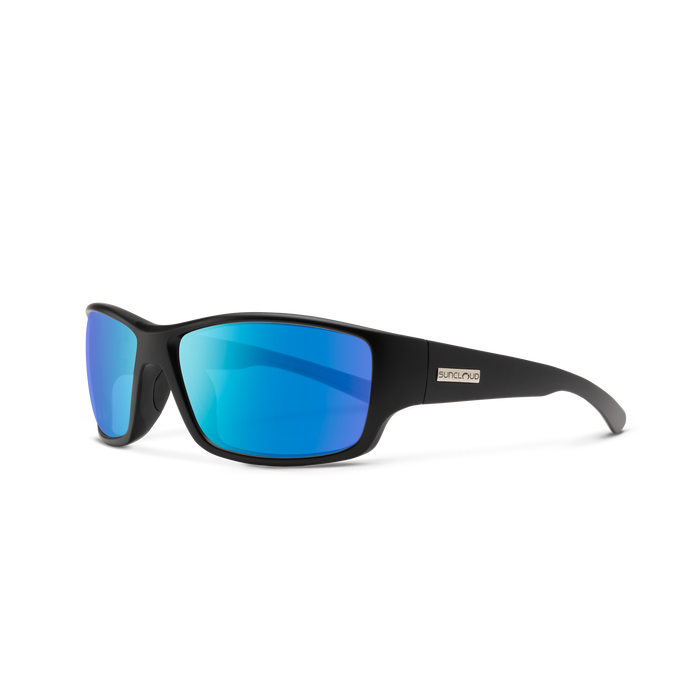 Smith Optic's Hull Sunglasses - Matte Black/Polarized Blue Mirror Lens