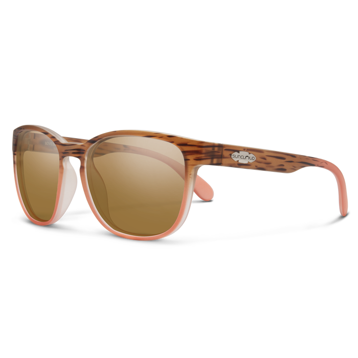 Smith Optic's Loveseat Sunglasses - Matte Tortoise Pink Fade/Polarized Brown Lens)