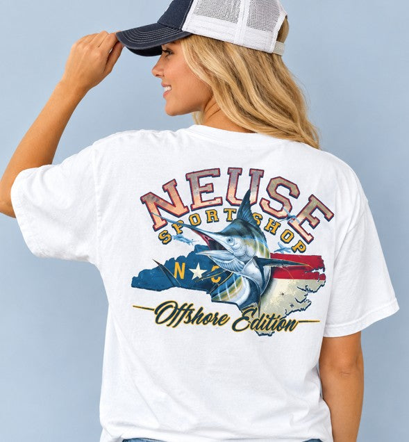 Neuse Sport Shop North Carolina Marlin Tee