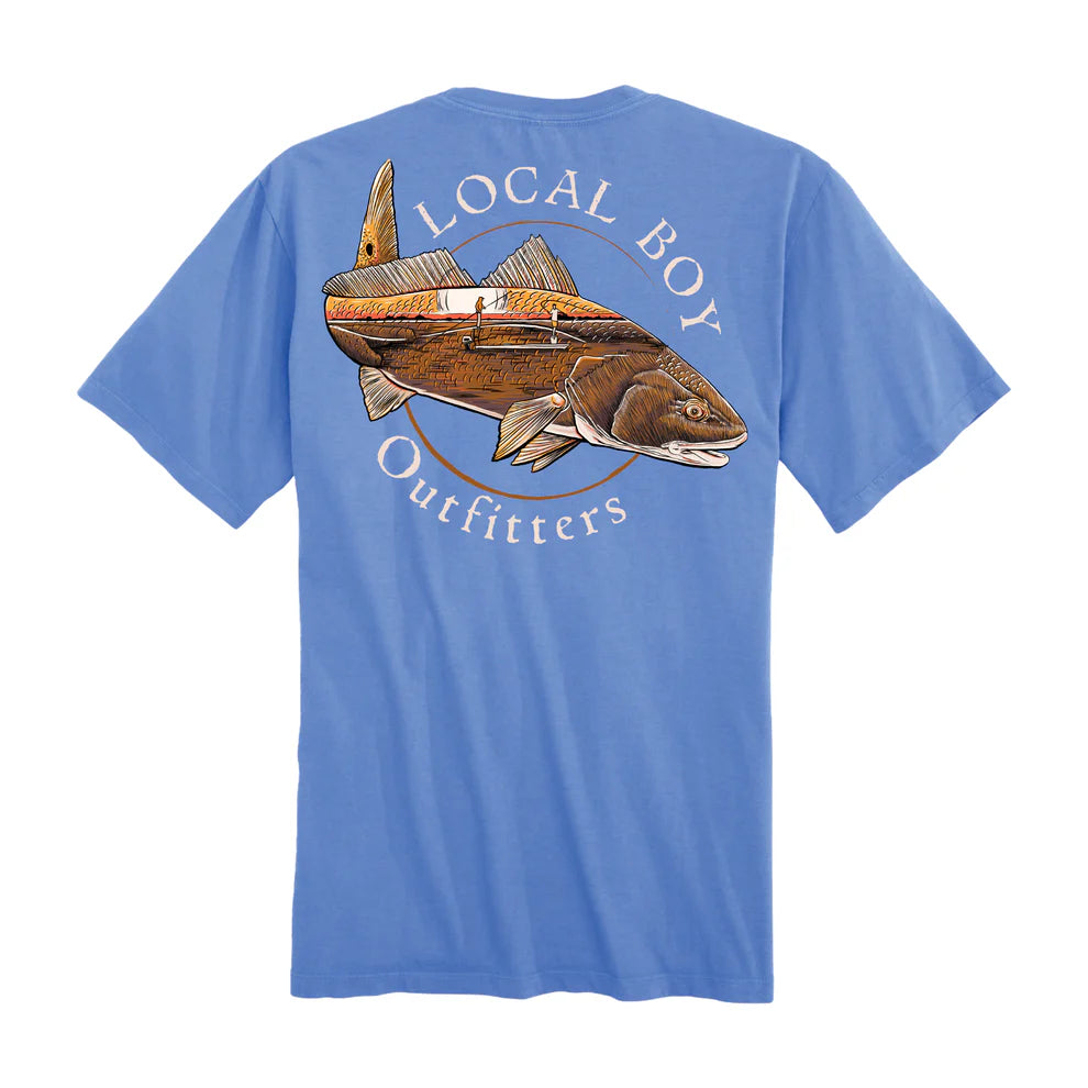 Local Boy Outfitters Marsh Red T-Shirt - Marina