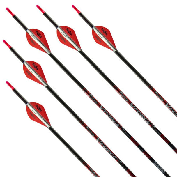 Victory Archery VForce Sport 300 Fletched 6-Pack Arrow