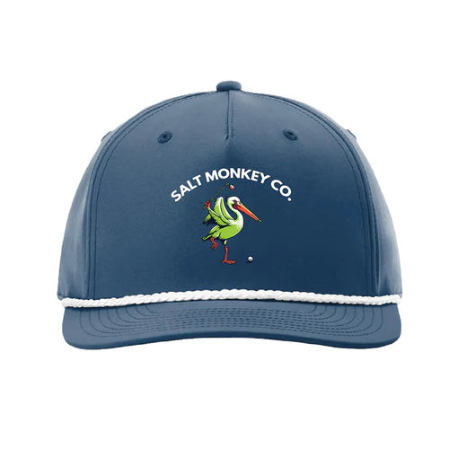 Salt Monkey Pelican Golf Rope Cap