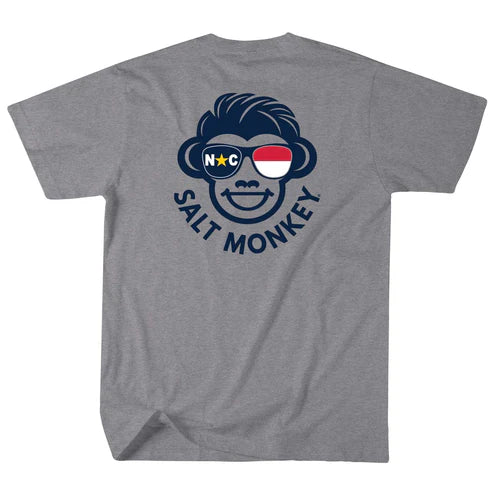 Salt Monkey North Carolina Shades Tee - Gray