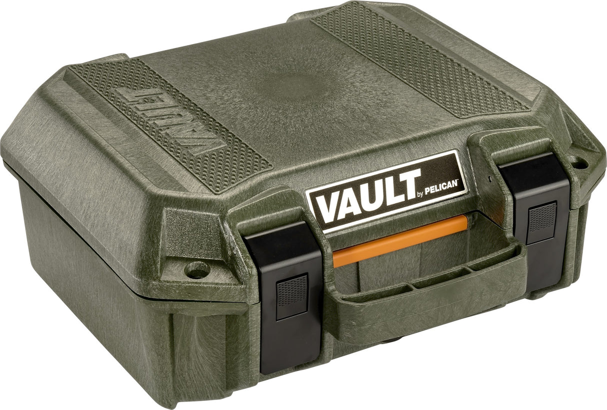 Green Vault Pelican case on a white background
