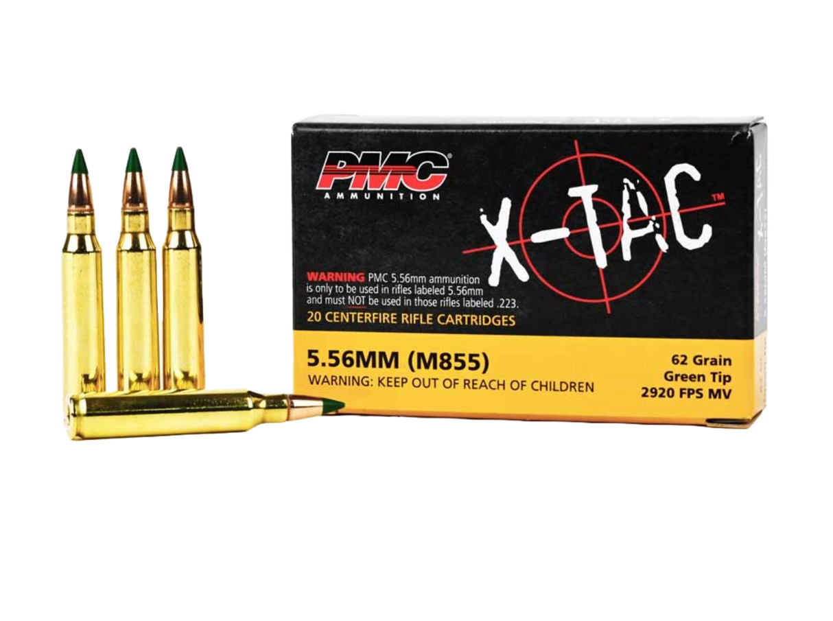 PMC - X-Tac 5.56 Ammo 62 Gr LAP 20rds