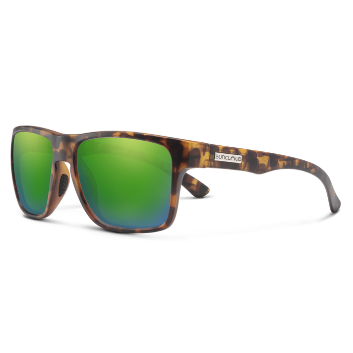 Smith Optic's Rambler Sunglasses - Matte Tortoise/Polarized Green Mirror Lens