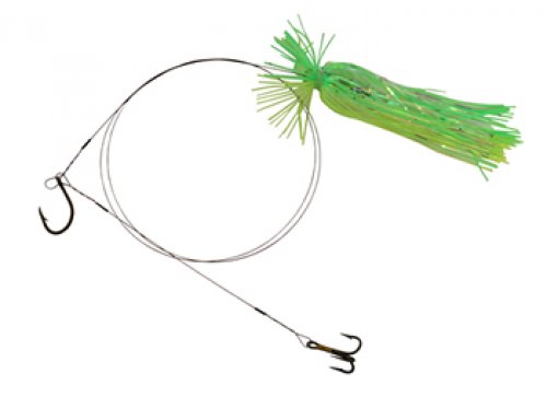 Blue Water Candy 1X4 Rigged Hot Shot with Hot Shot Skirt