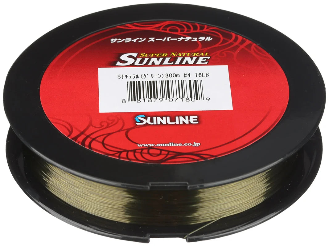 Sunline Super Natural Monofilament Line Jungle Green - 330 Yds