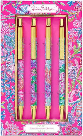 Lilly Pulitzer Ink Pen Set
