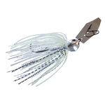 Metallic fishing lure with a detailed design on a white background