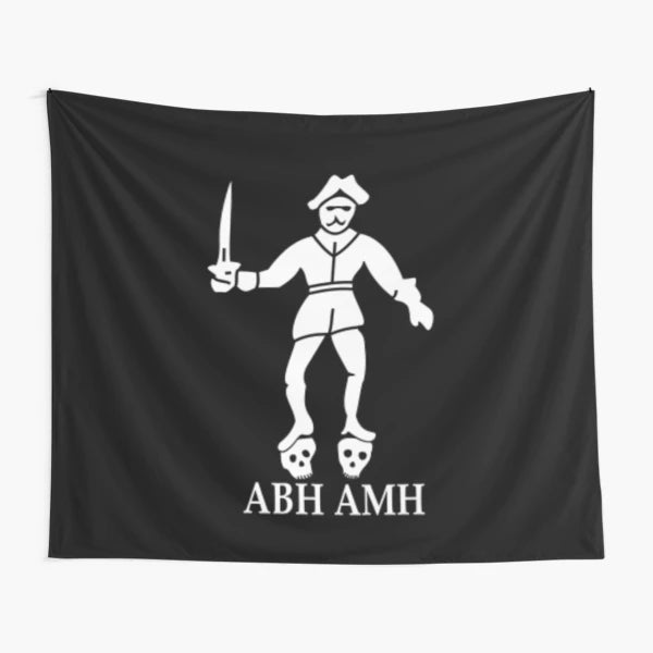 Channel Craft Bartholomew Pirate Boat Flag - Black
