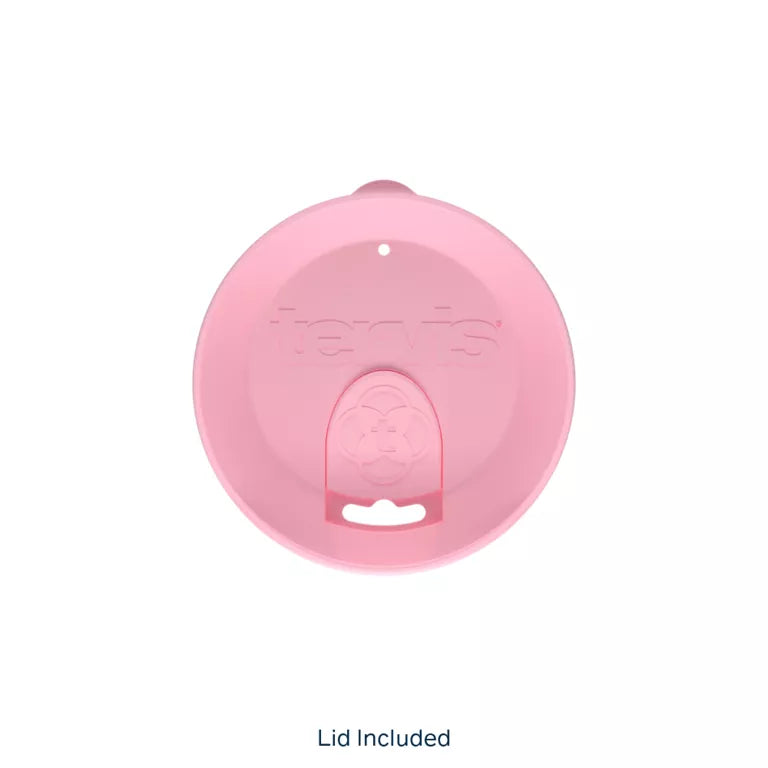 Pink lid on a white background with 'Lid Included' text.