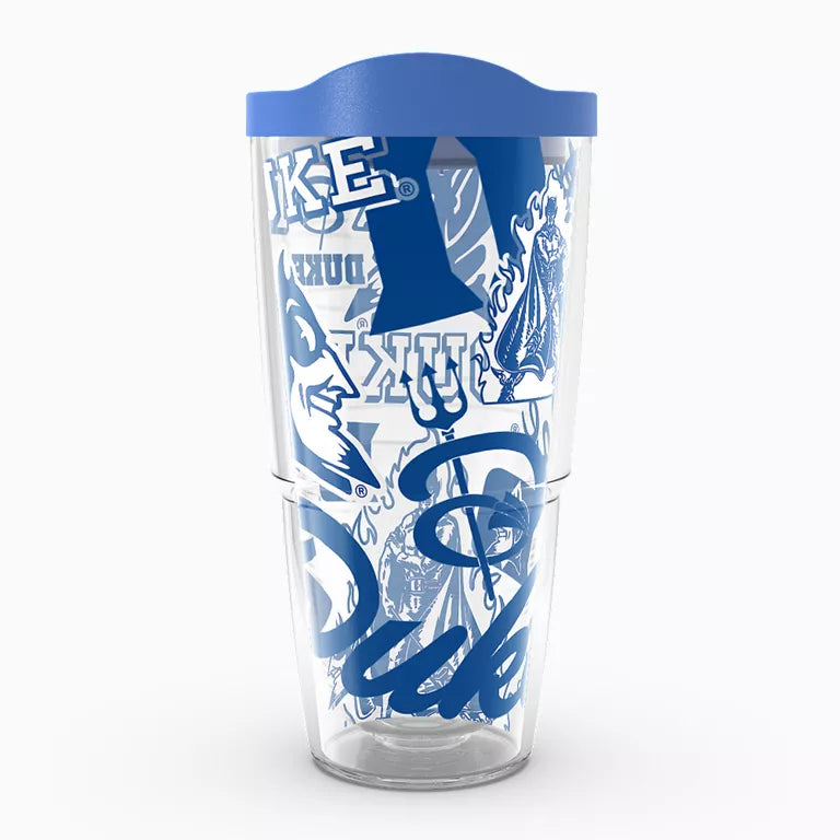 Duke University All Over Wrap Tumber w/ Lid