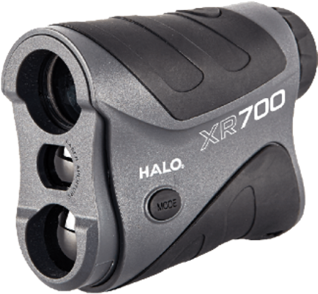 HALO XR700 rangefinder on a white background