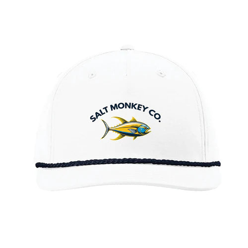 Salt Monkey Tuna Swim Rope Cap - White