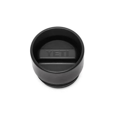 Black YETI lid on a white background