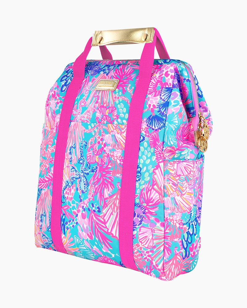 Lilly Pulitzer Splendor in the Sand Backpack Cooler