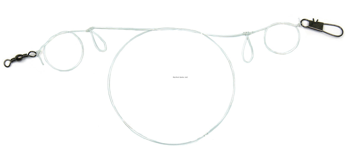 Sea Striker Heavy-Duty Mono Bottom Rig  for Snelled Hooks  2-Drop