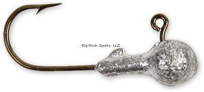 GOT-CHA Cabeza de anzuelo redonda, gancho tamaño 4, Chartreuse, paquete de 10