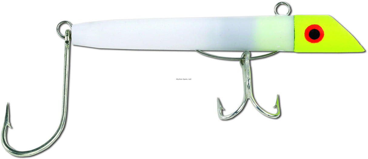 GOT-CHA 1500 Series Plug  4"  2 oz  Sz 2 Treble & 5/0 Single Hook  Red Yellow