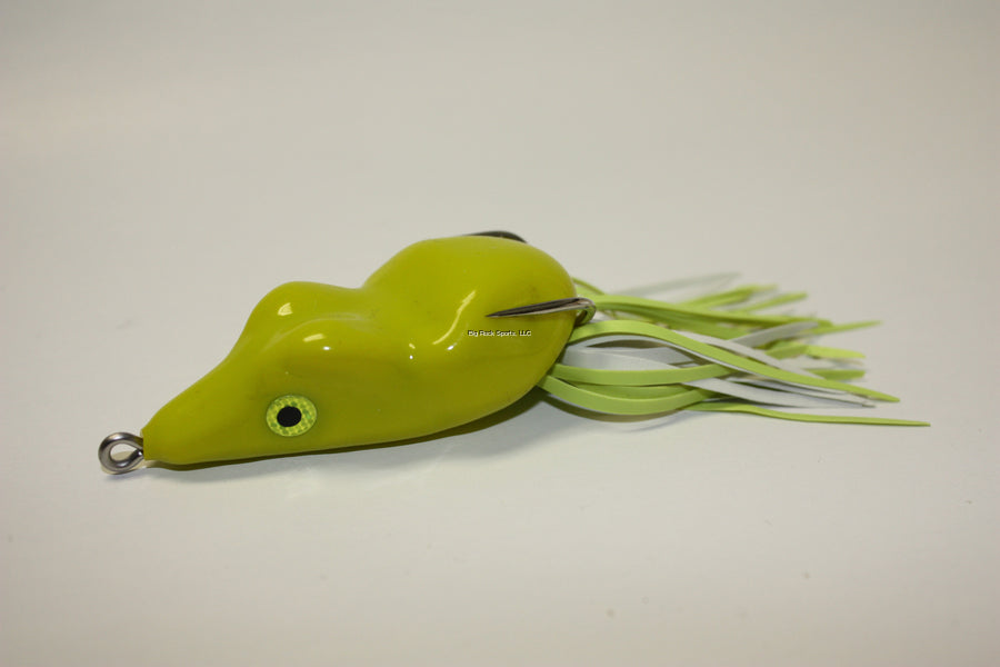 Scum Frog Bassrat Topwater Frog, 5/16 oz, Chartreuse