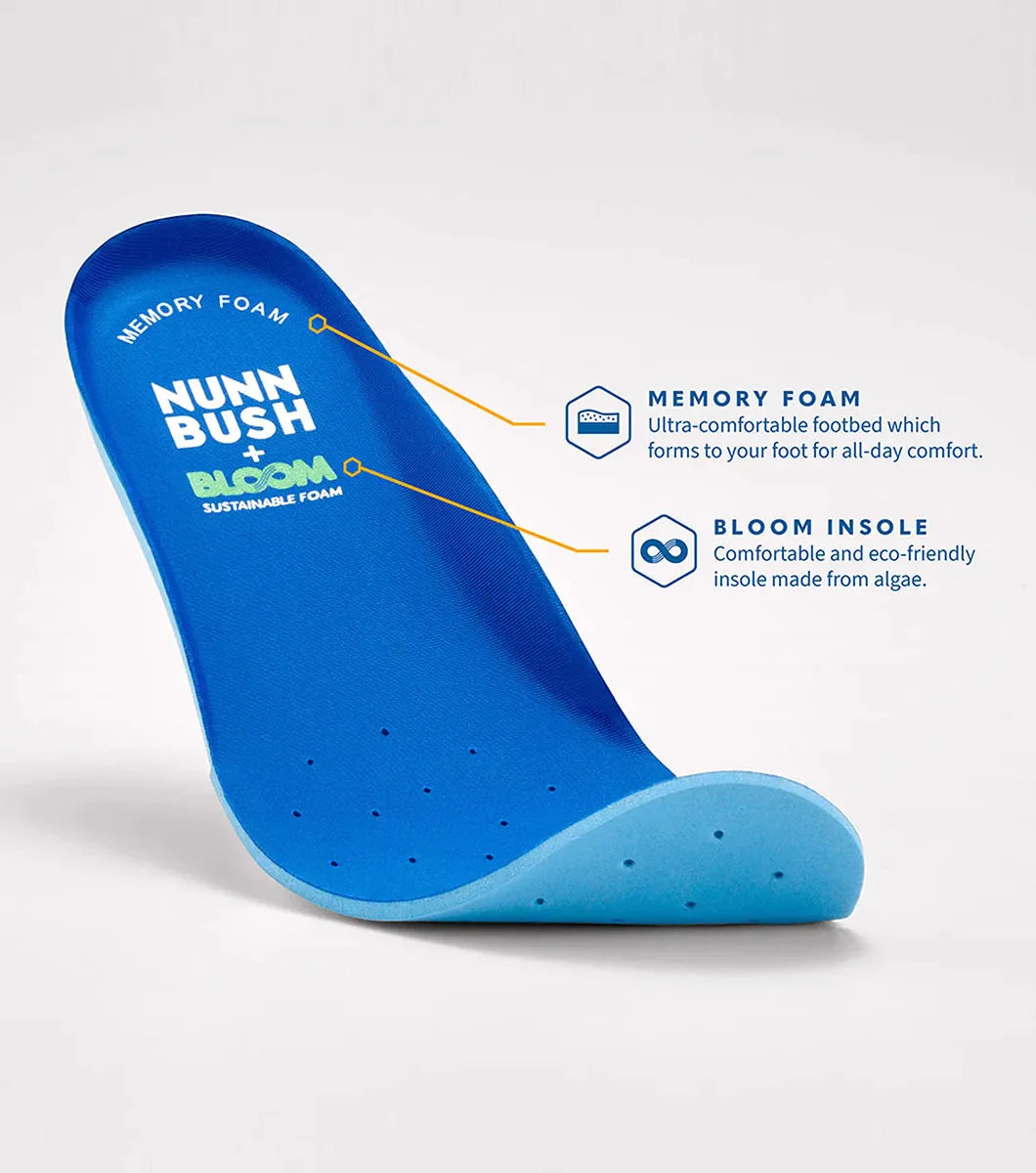 Zapatos casuales Oxford con punta lisa Otto de Nunn Bush para hombre - Marrón