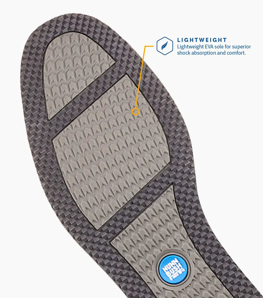 Zapatos Oxford con punta lisa Circuit de Nunn Bush para hombre - Brandy