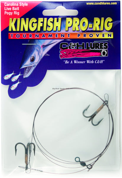 Kingfish Pro Rig  AFW Tooth Proof Camo Brown Wire  3 ft