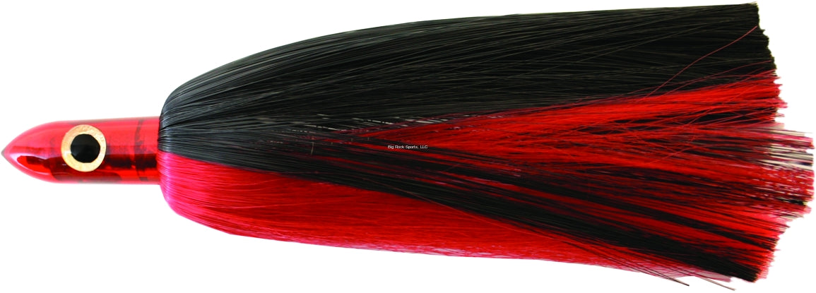 Iland IL403-RD/BK Ilander Trolling Lure, 8 1/4", 2 1/2 oz, 3-D Eyes, Red Head/Red & Black Skirt, 6 - 8 1/2 Kts