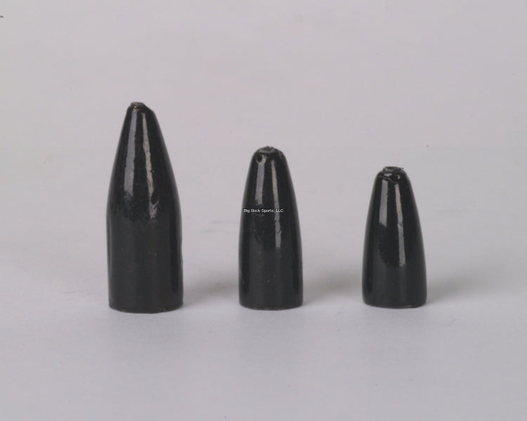 Bullet Weights Worm Weight Black 1/32oz Ziploc - 5 Pack