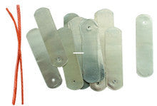 Pete Rickard Zinc Trap Tags - 25Pk
