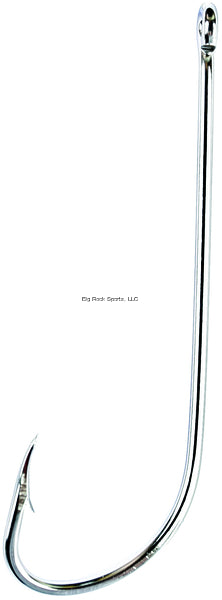 Eagle Claw Long Shank Hook  Forged  2X Long Plain Shank  Ringed Eye