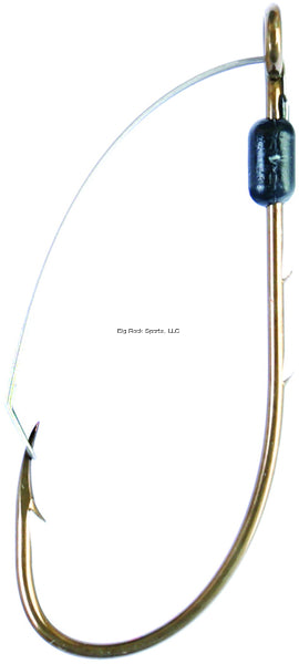 Eagle Claw Weedless Hook  Forged  Non-Offset  Ringed Eye  Bronze