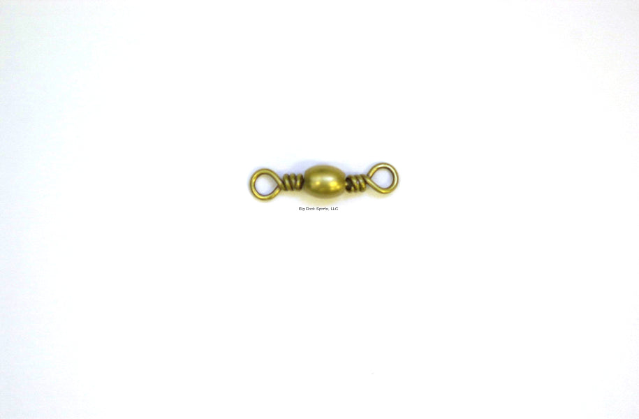 Eagle Claw  Barrel Swivel  Brass 8Pk