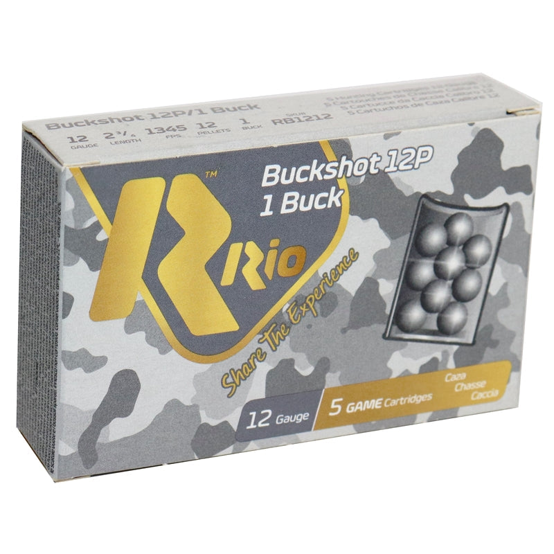 RIO Royal Buckshot 12 Gauge 2.75" 1 Buck