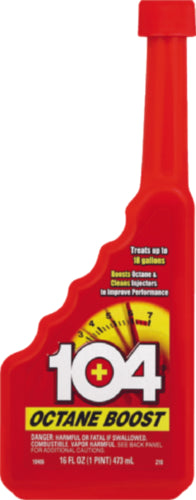 104+® 10406 Aumento de octanaje 16 oz. 6/caja