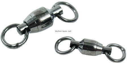 Spro Ball Bearing Swivel 2-Welded Ring Black