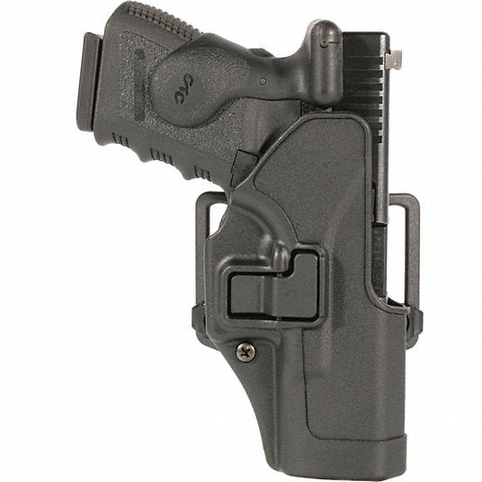 Funda Blackhawk Serpa CQC con BL y paleta: Derecho Springfield XD Sub-Compact 2 Level