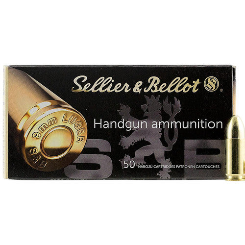 Sellior & Bellot 9mm 115 Grain FMJ - 50 Rounds
