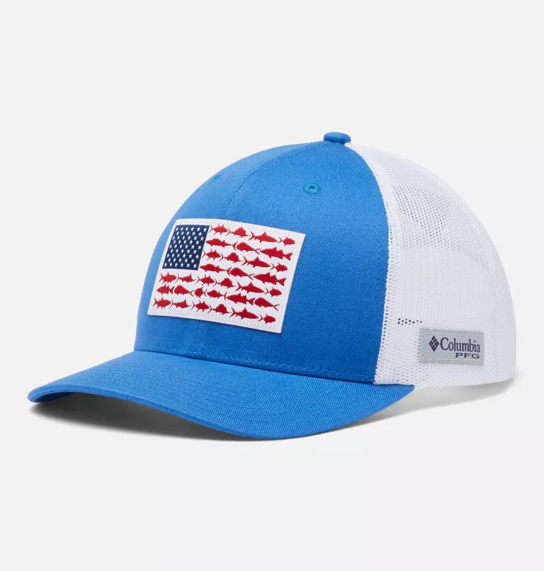 Columbia PFG Fish Flag™ Mesh Snapback - High Crown