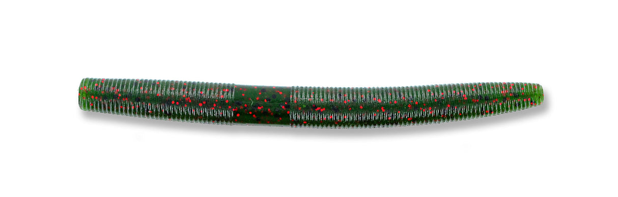 Gary Yamamoto 9S-10-208 Senko Worm  4"  10pk  Watermelon with Large Black & Small Red