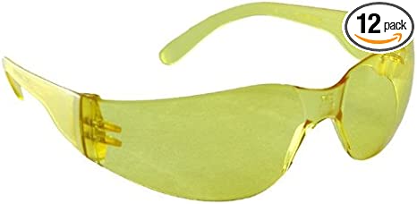 Radians Mirage Safety Eyewear Amber Lens Safety Glasses
