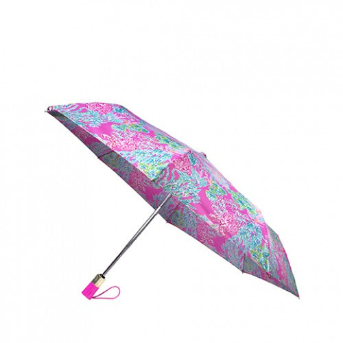 Lilly Pulitzer - Travel Umbrella Seaing Things