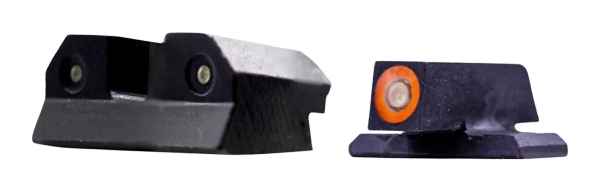XS Sights RAM Night Sights FN 509 Sig P320 P225 P226 P229/Sprgfld XD XDM XDS Tritio verde con contorno naranja