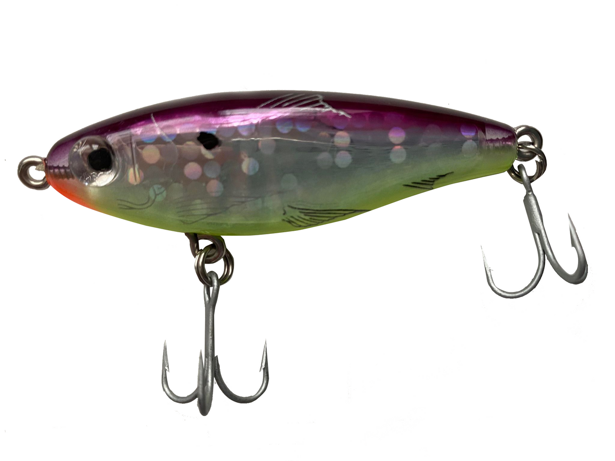 Mirrolure 17MR-Mardi Gras/441/Barbilla naranja/Vientre chartreuse/Ojo transparente