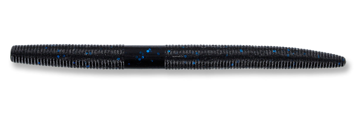 Gary Yamamoto  9-10-021 Senko Worm, 10pk, Black with Large Blue