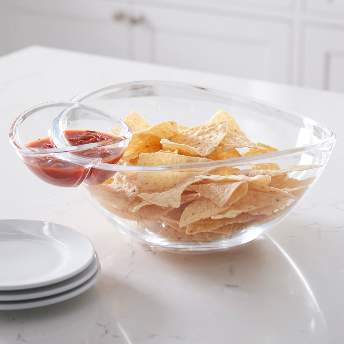 Nesting Chip & Dip Combo Bowl (Set)