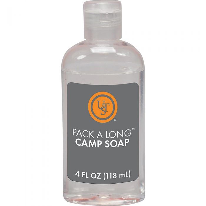 Empaque un jabón de campamento largo