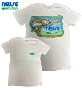 Neuse Sport Shop “Riekmann Trout” Short Sleeve Pocketed T-Shirt